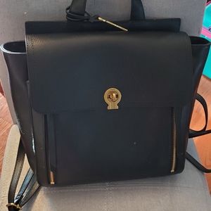 Fossil Amelia Black convertible backpack purse